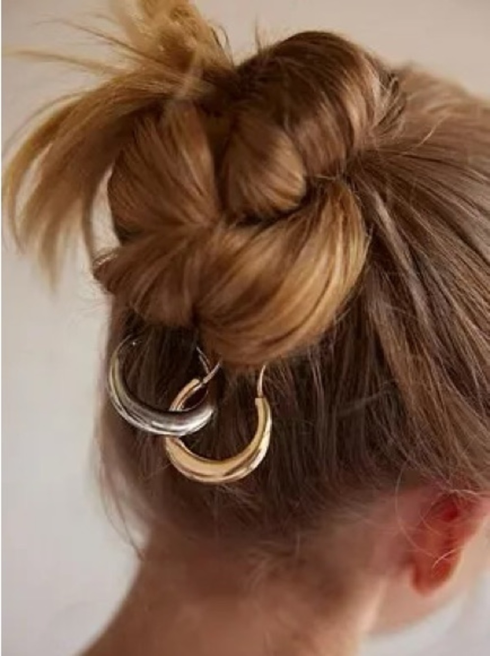 NWT Free People Careless Whisper Hair Pin in Gold Round